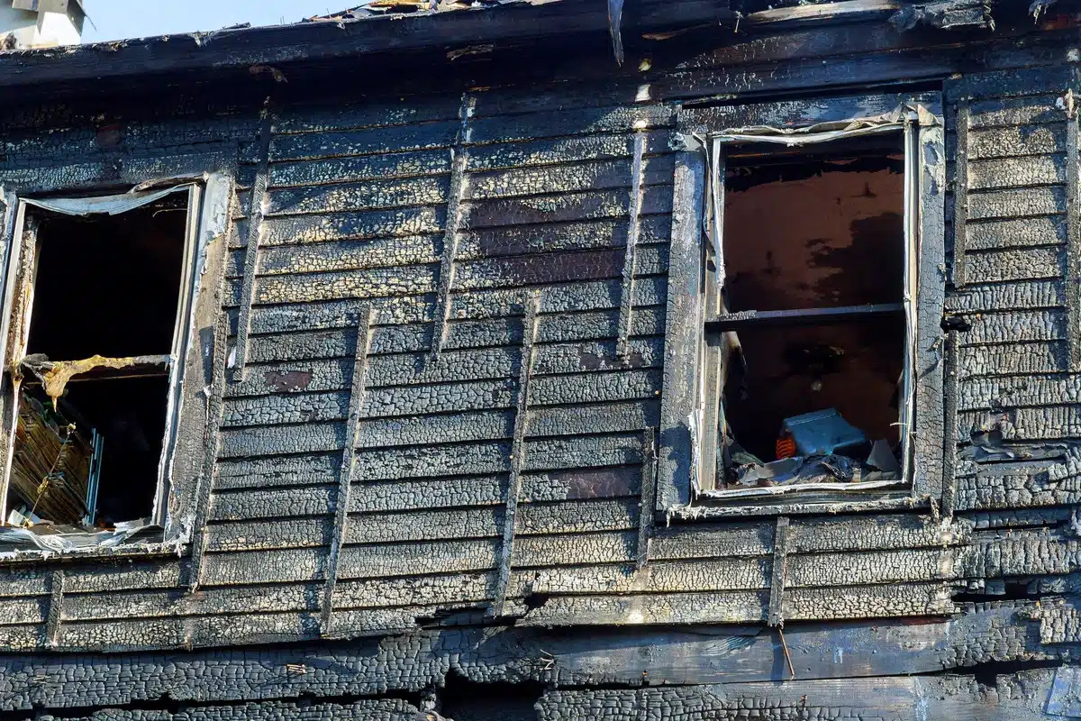 house fire damage