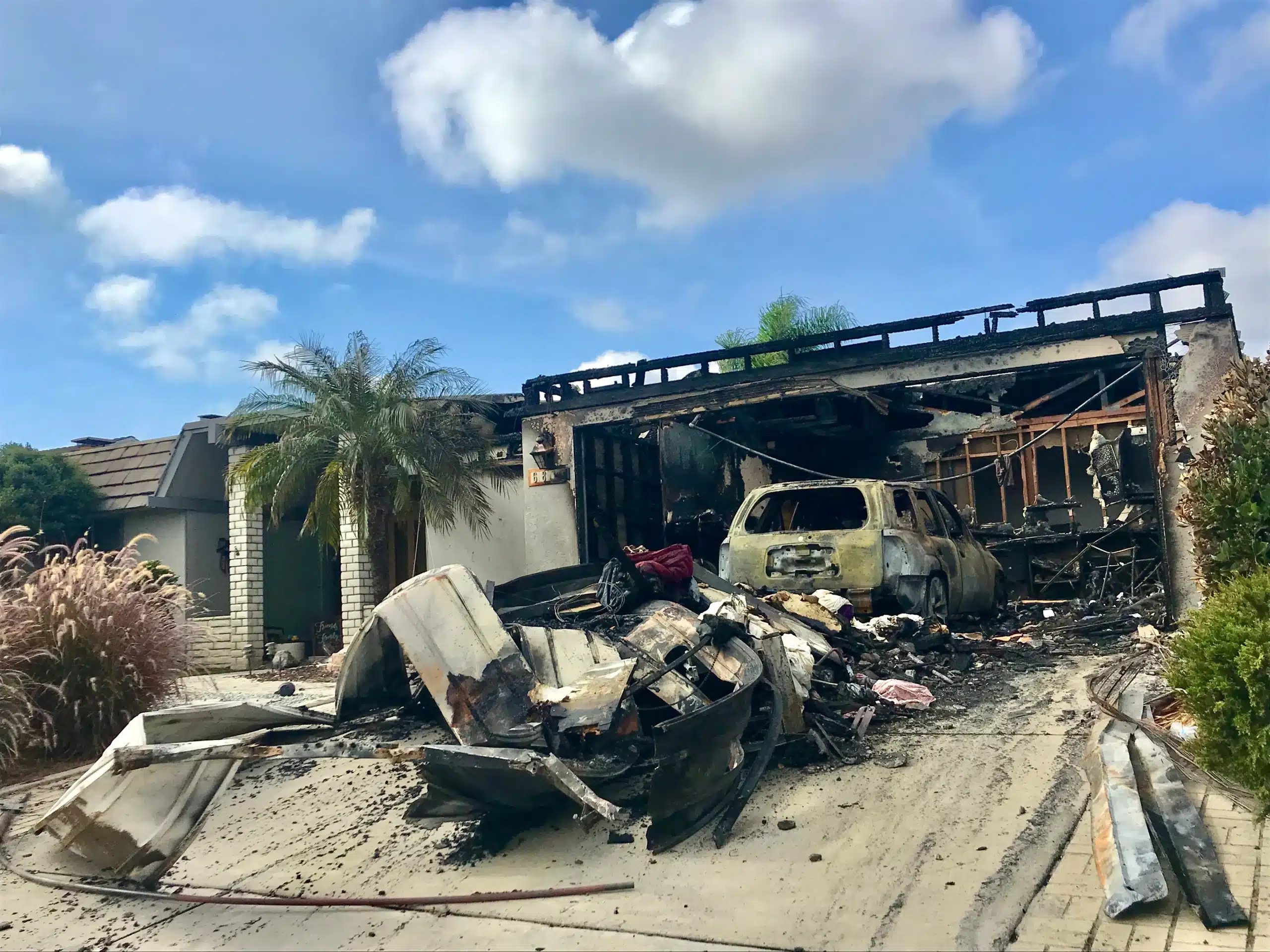 house fire damage