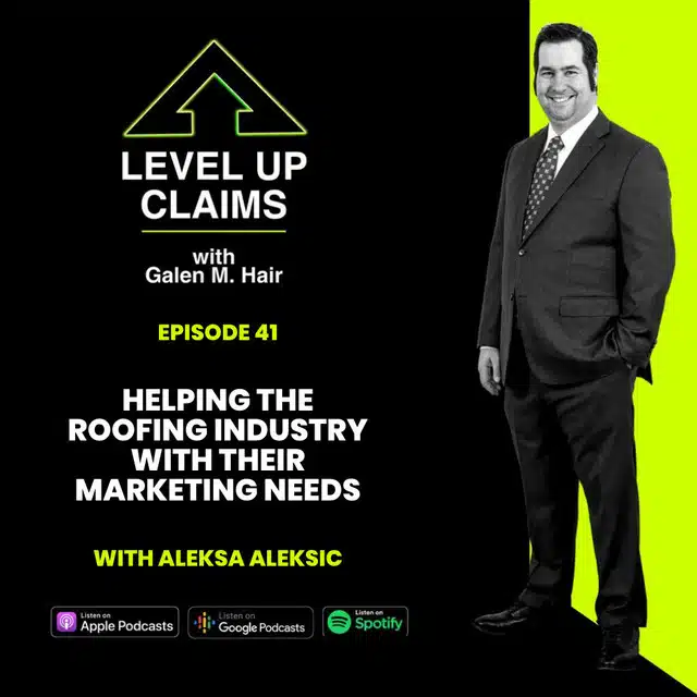 Helping the Roofing Industry with Their Marketing Needs with Aleksa Aleksic - Episode 41