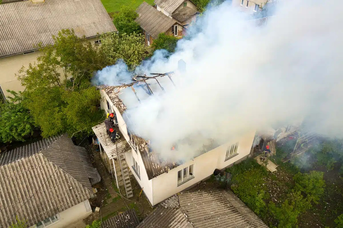 house fire