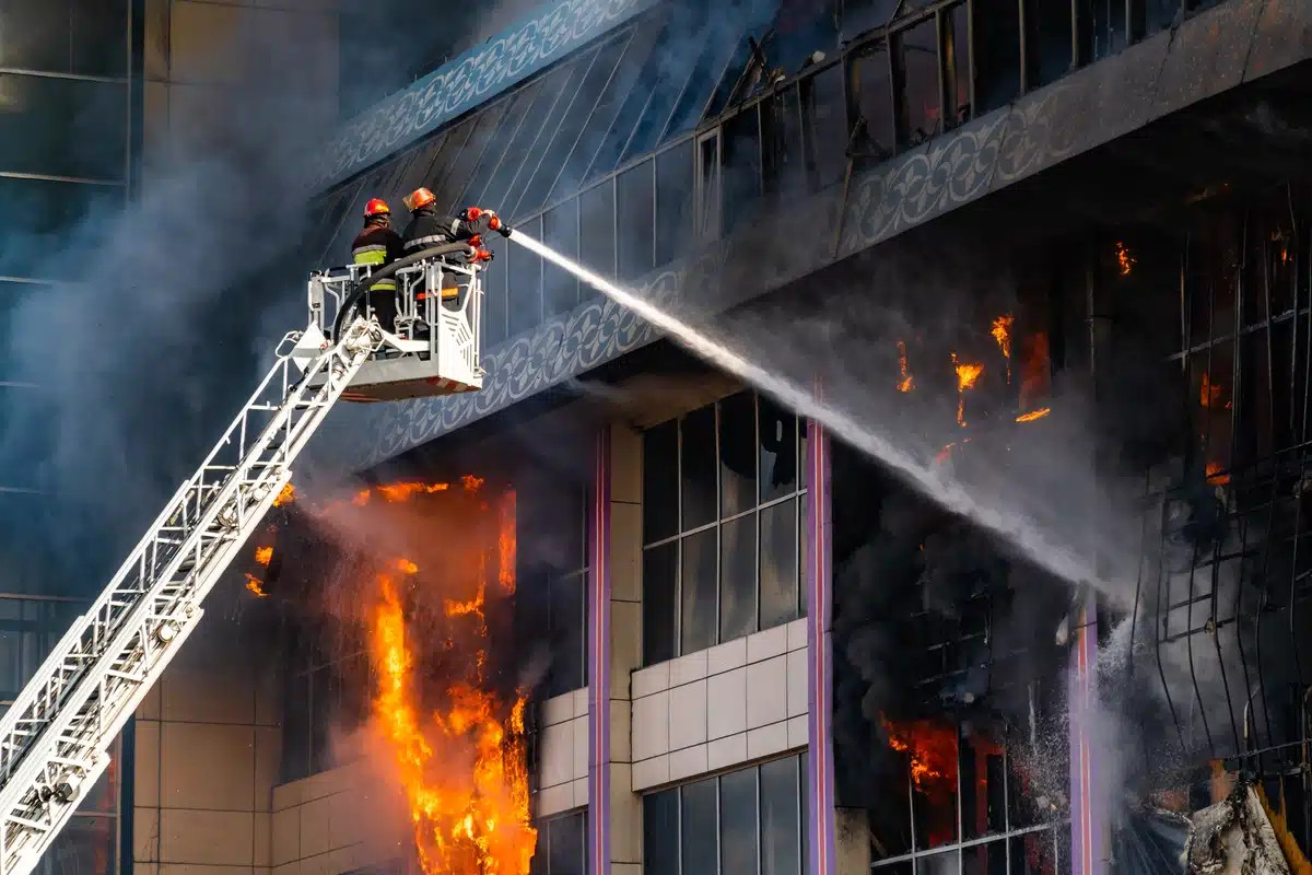 commercial fire