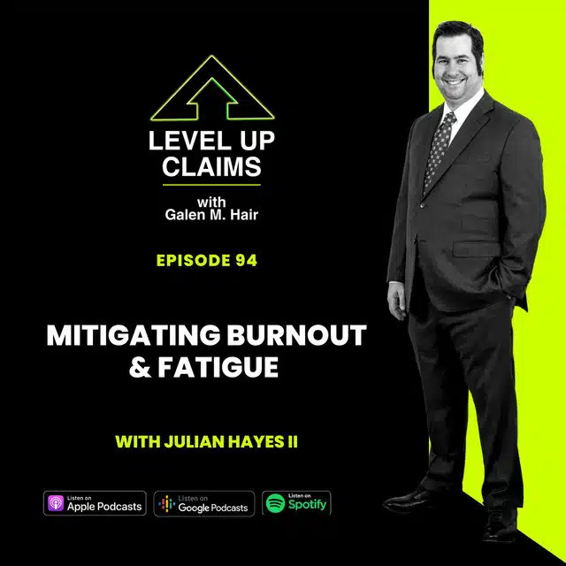Mitigating Burnout Fatigue with Julian Hayes II Episode 94