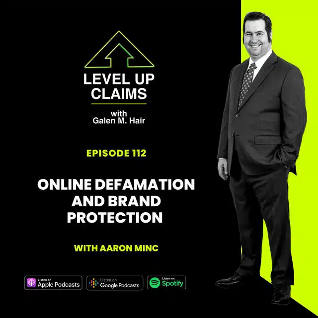 Online Defamation and Brand Protection with Aaron Minc – Episode 112 Banner
