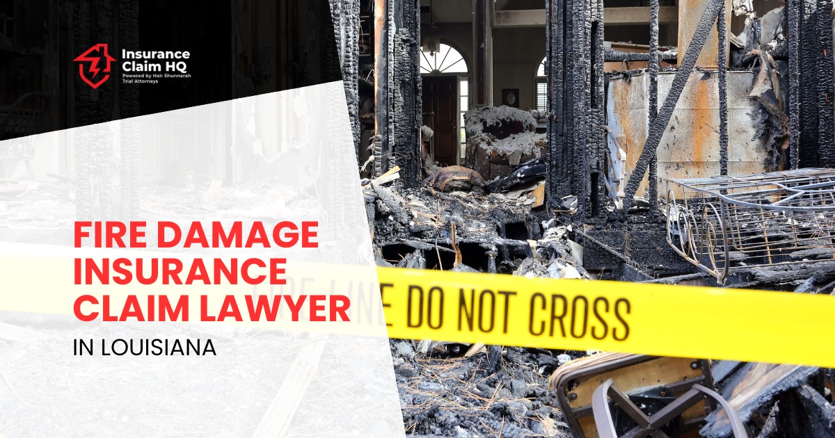 Fire Damage Insurance Claim Lawyer in Louisiana