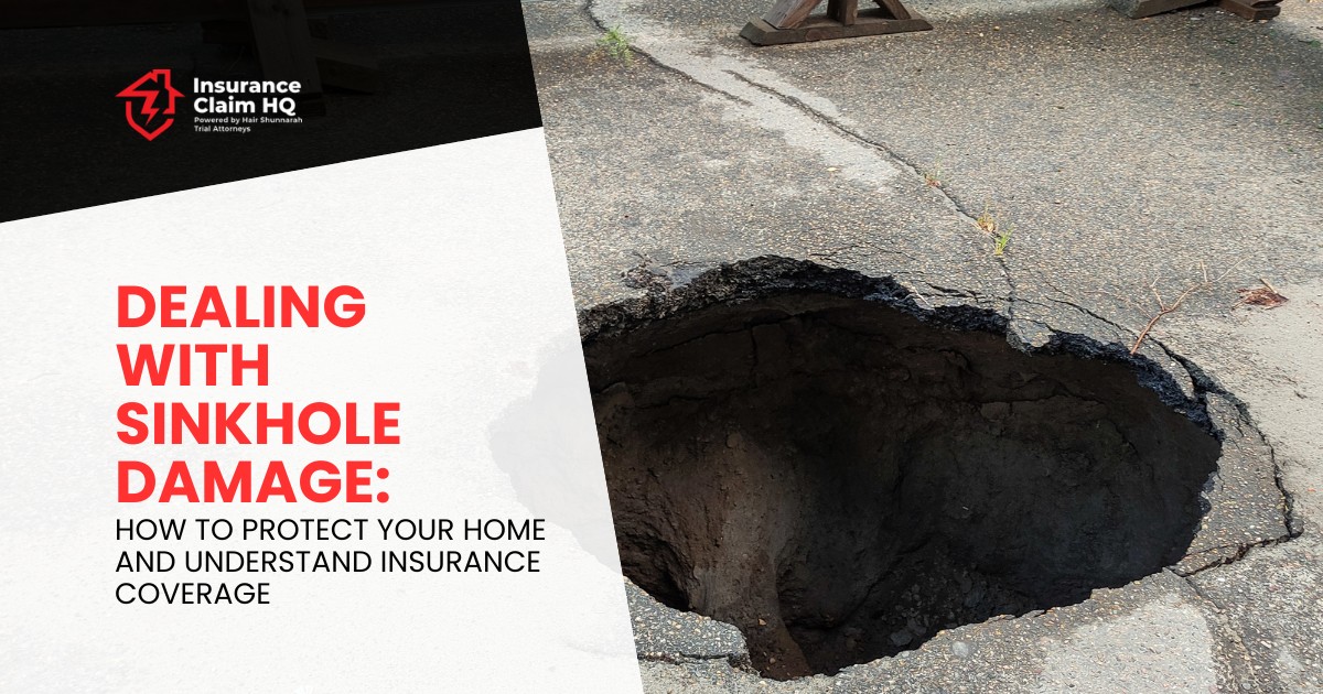 Dealing With Sinkhole Damage: How to Protect Your Home and Understand Insurance Coverage