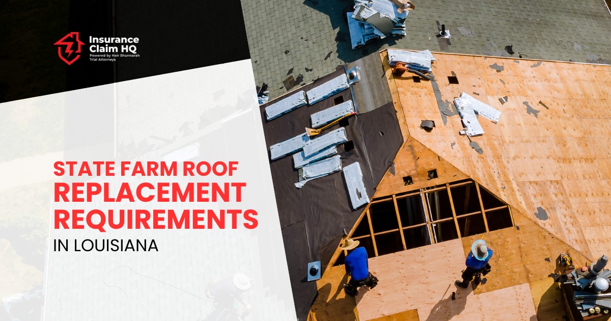 State Farm Roof Replacement Requirements